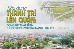 Thành trì phát triển lên quận tại Hà Nội
