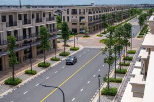 Cung đường di chuyển giao lộ dự án Palmy Biztown